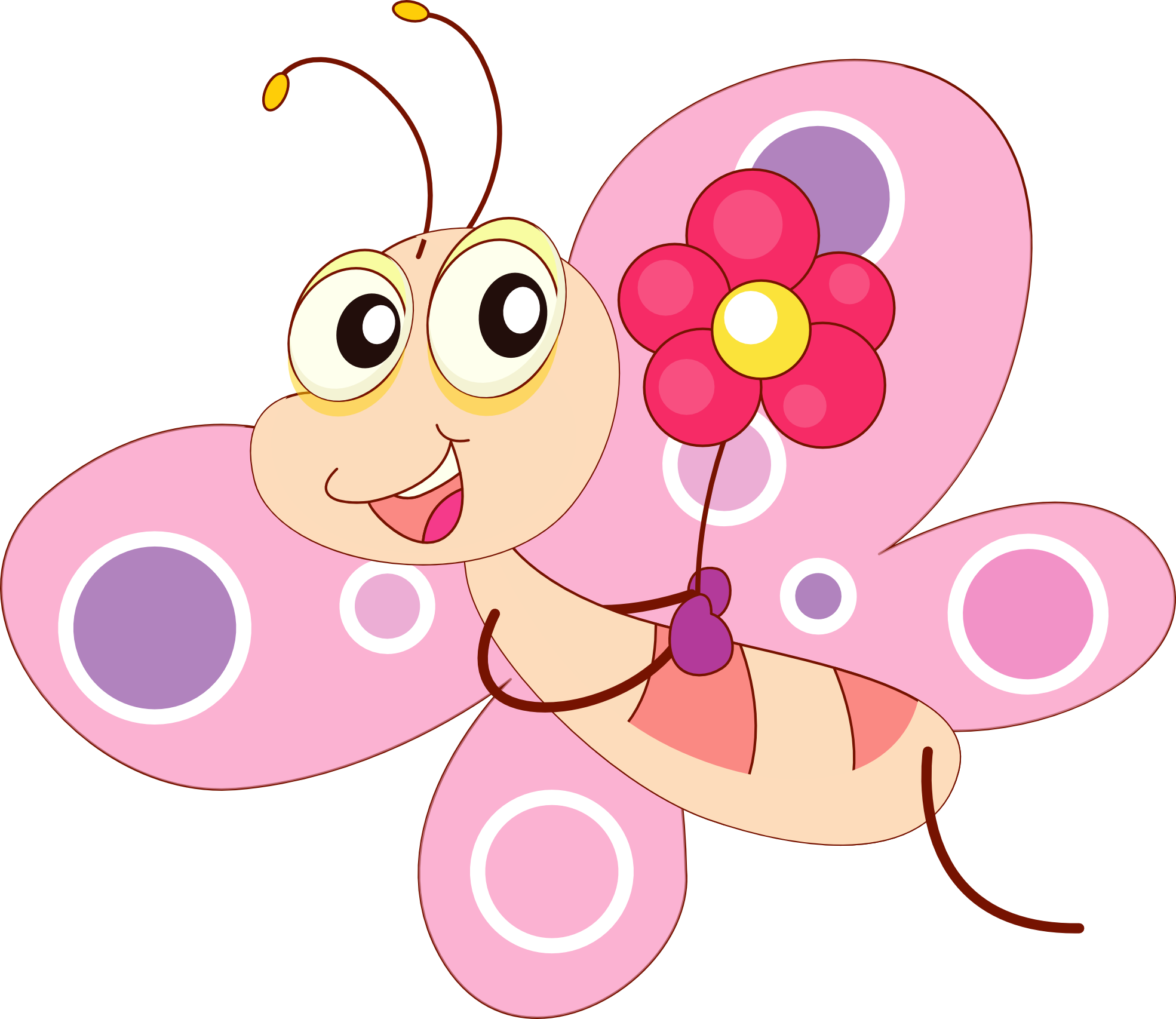 Animated Cartoon Butterfly - Clipart library