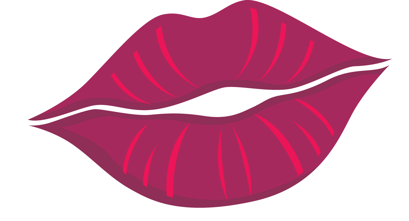 Buy Red Lips Lipstick Kiss Mark Clipart SVG Layered File Download Online in  India - Etsy