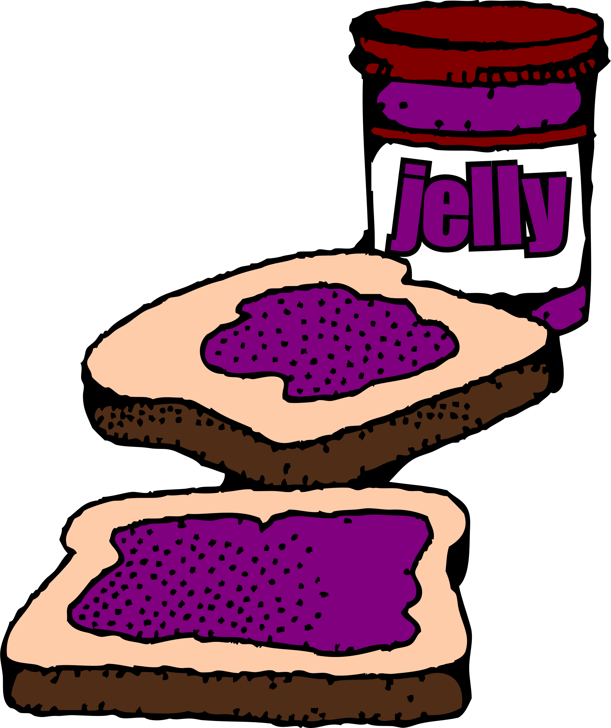 Images For  Peanut Butter And Jelly Sandwich Clip Art