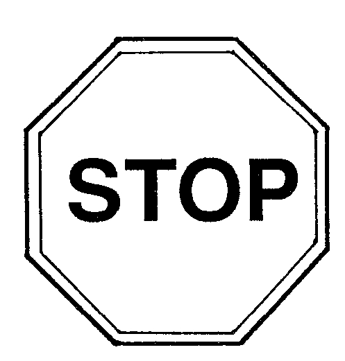 Pix For  Traffic Signs Clip Art Black And White