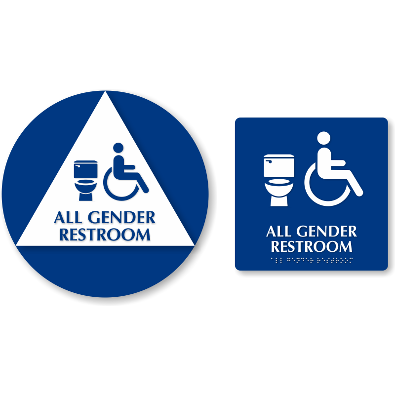 All Gender Restroom Sign | truongquoctesaigon.edu.vn