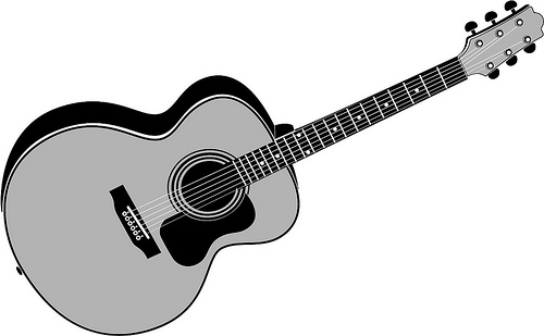 Acoustic Guitar Vector Image - a photo on Flickriver