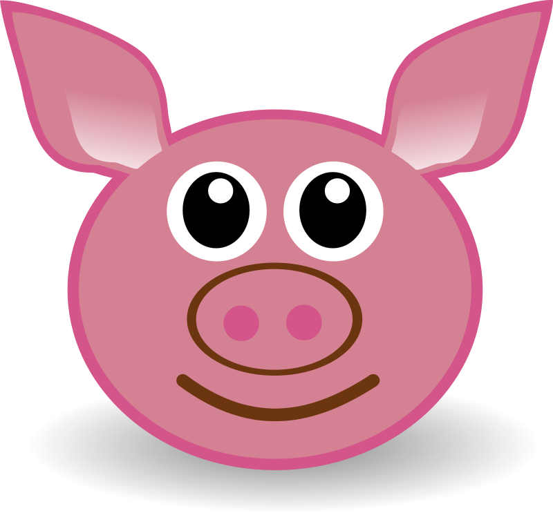 Cartoon Pig Face 