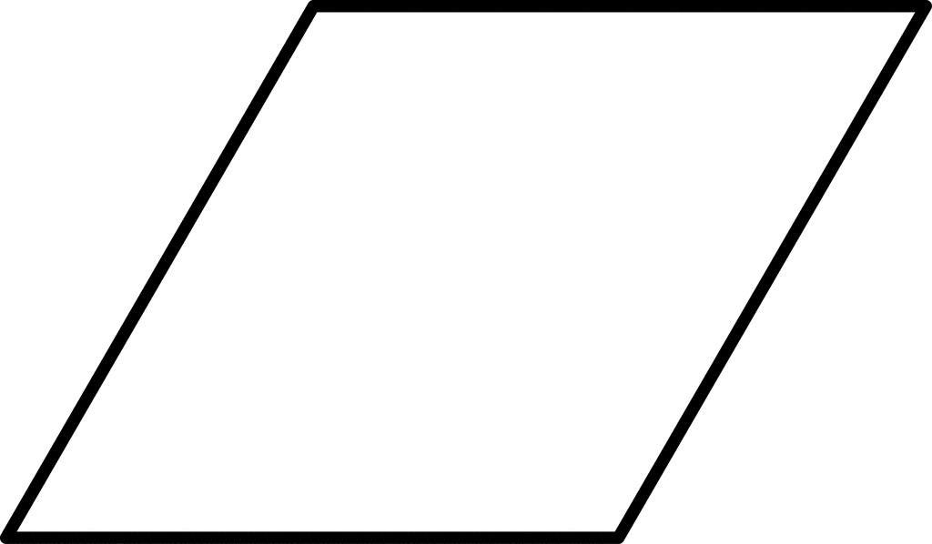Large Rhombus for Pattern Block Set | ClipArt ETC
