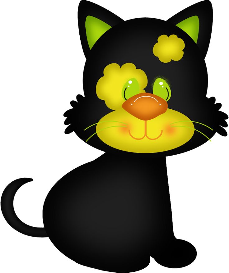 CUTE HALLOWEEN CAT CLIP ART | Holiday: Halloween Clipart | Clipart library