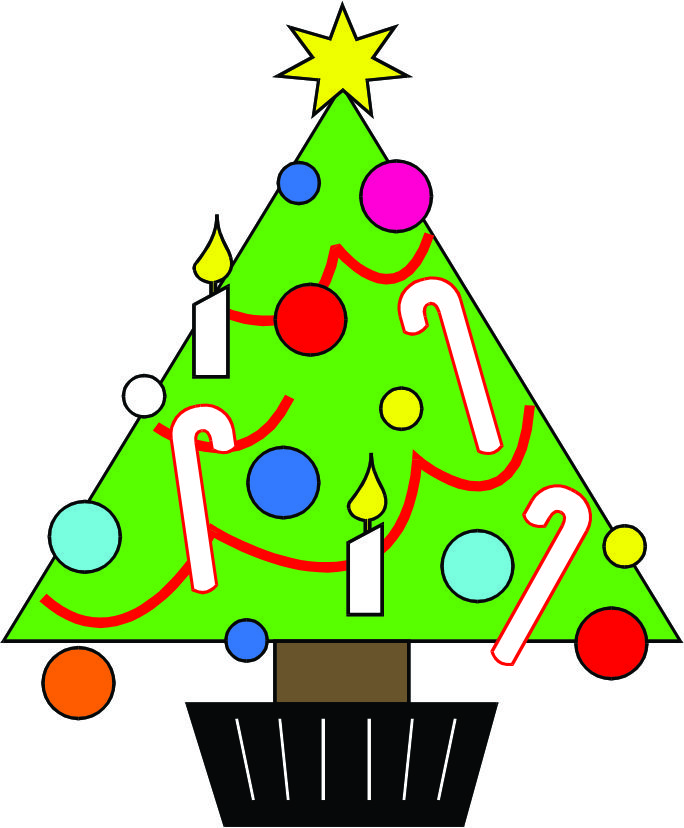 Cartoon Picture Of Christmas Tree