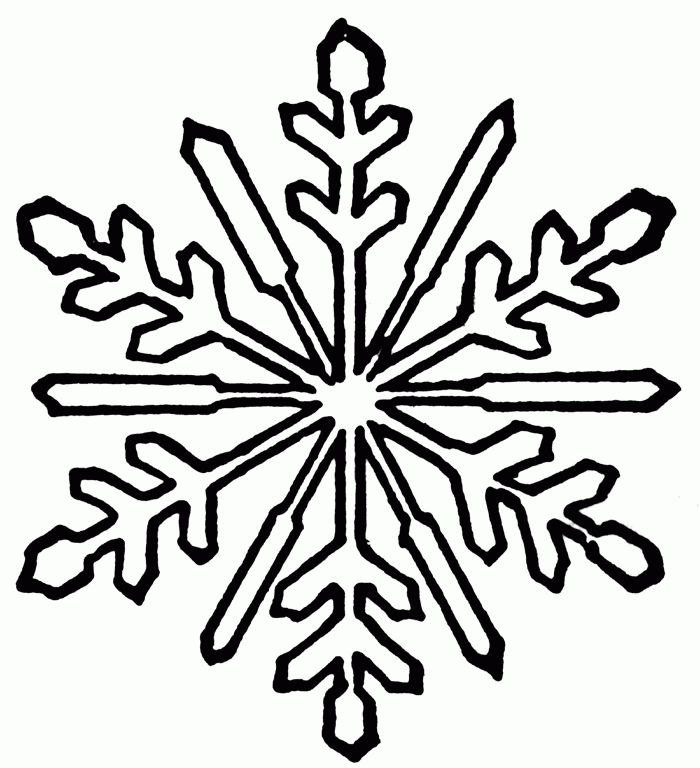 Free Snowflake Black And White Clipart, Download Free Snowflake Black ...