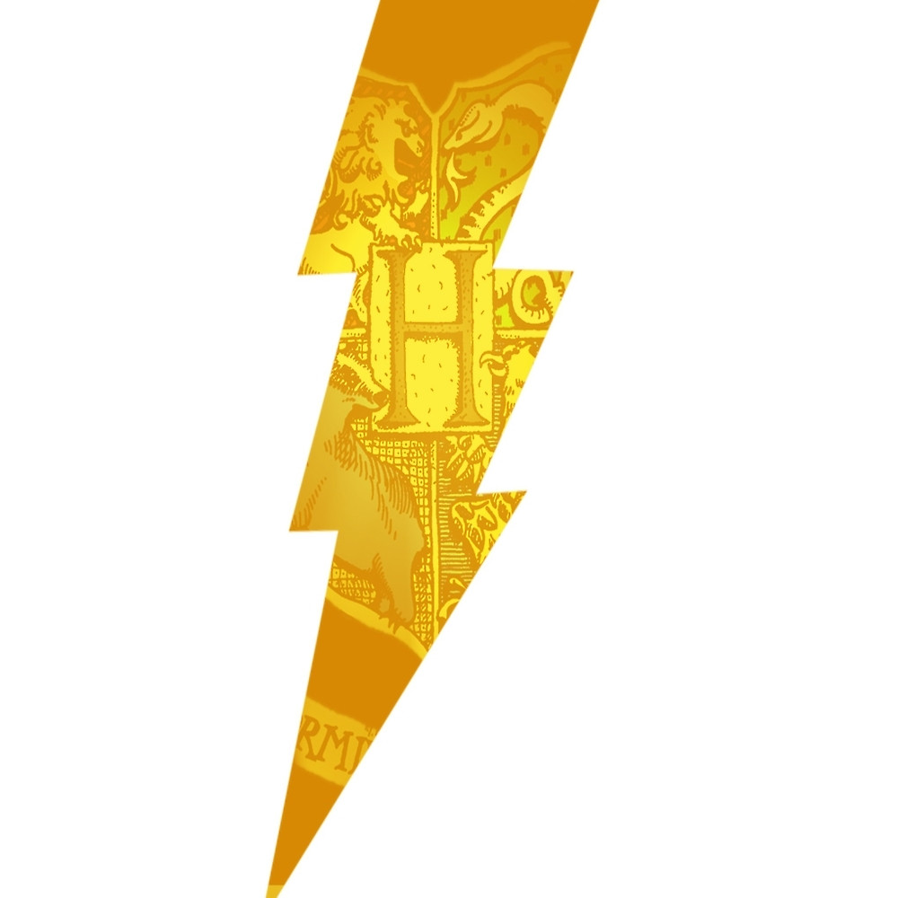harry potter lightning bolt outline