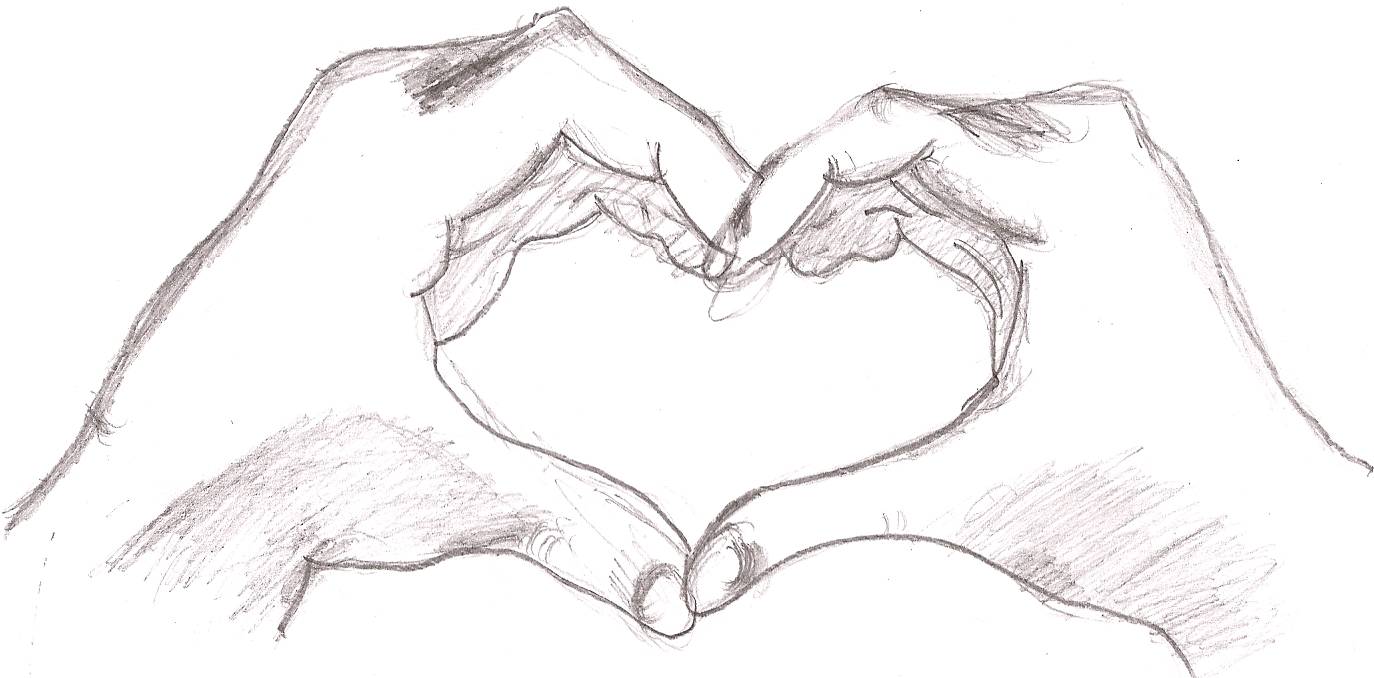 Hands Making Heart Drawing Photos and Images | Shutterstock