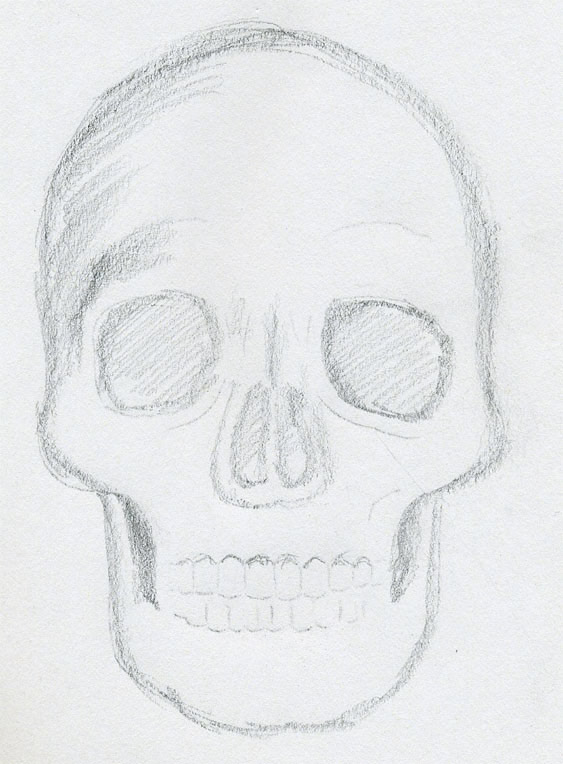 Skull Drawing Guide In 5 Easy Steps [Video + Images]