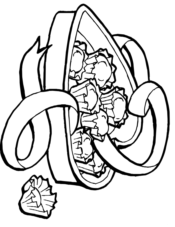 Mechanical Puzzle Capsule Illustration - Free Coloring Page & Design Asset