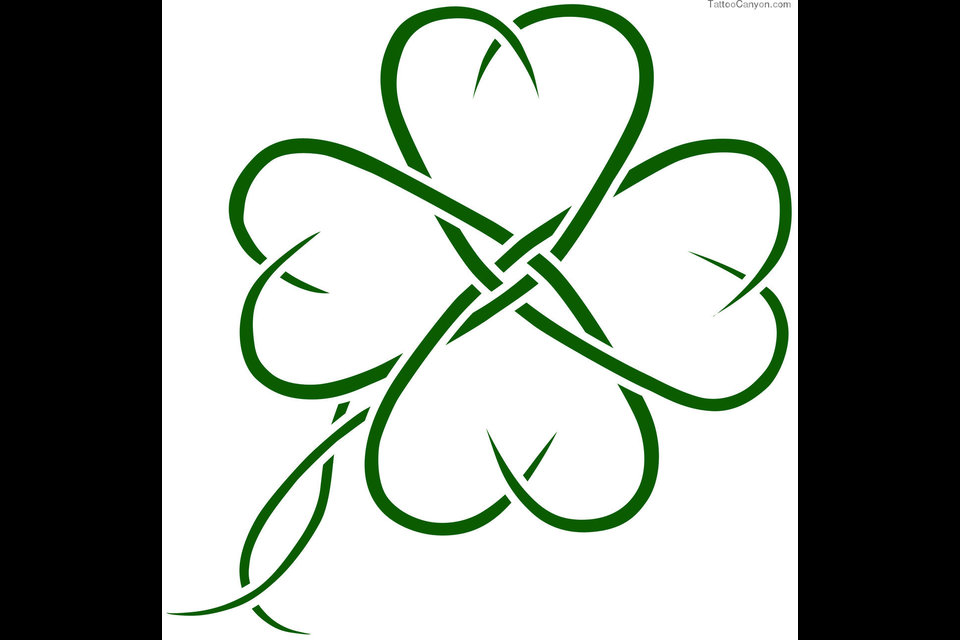 clover | Shamrock tattoos, Irish tattoos, Claddagh tattoo