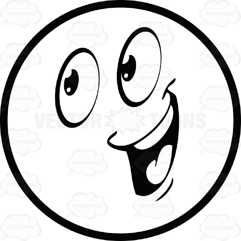 Laughing Smiley Face Black And White | Clipart library - Free 