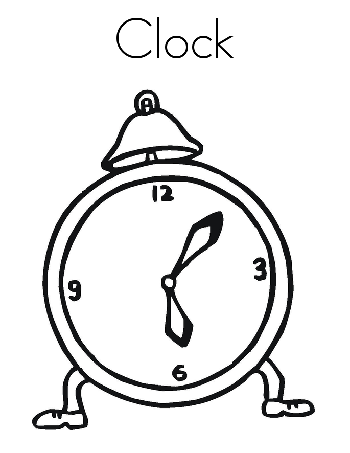 grandfather clock clipart black and white tree