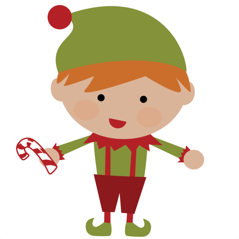 Elf SVG file for scrapbooking cute christmas elf svg cut christmas 