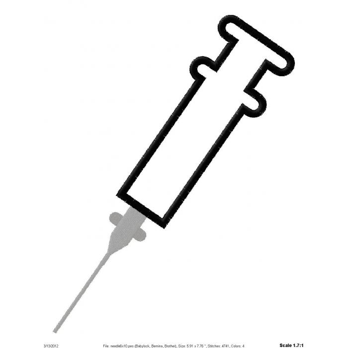 Pix For  Medical Needle Clip Art