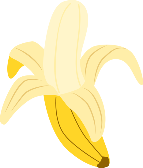 Peeled Banana Clip Art - Free Clip Art
