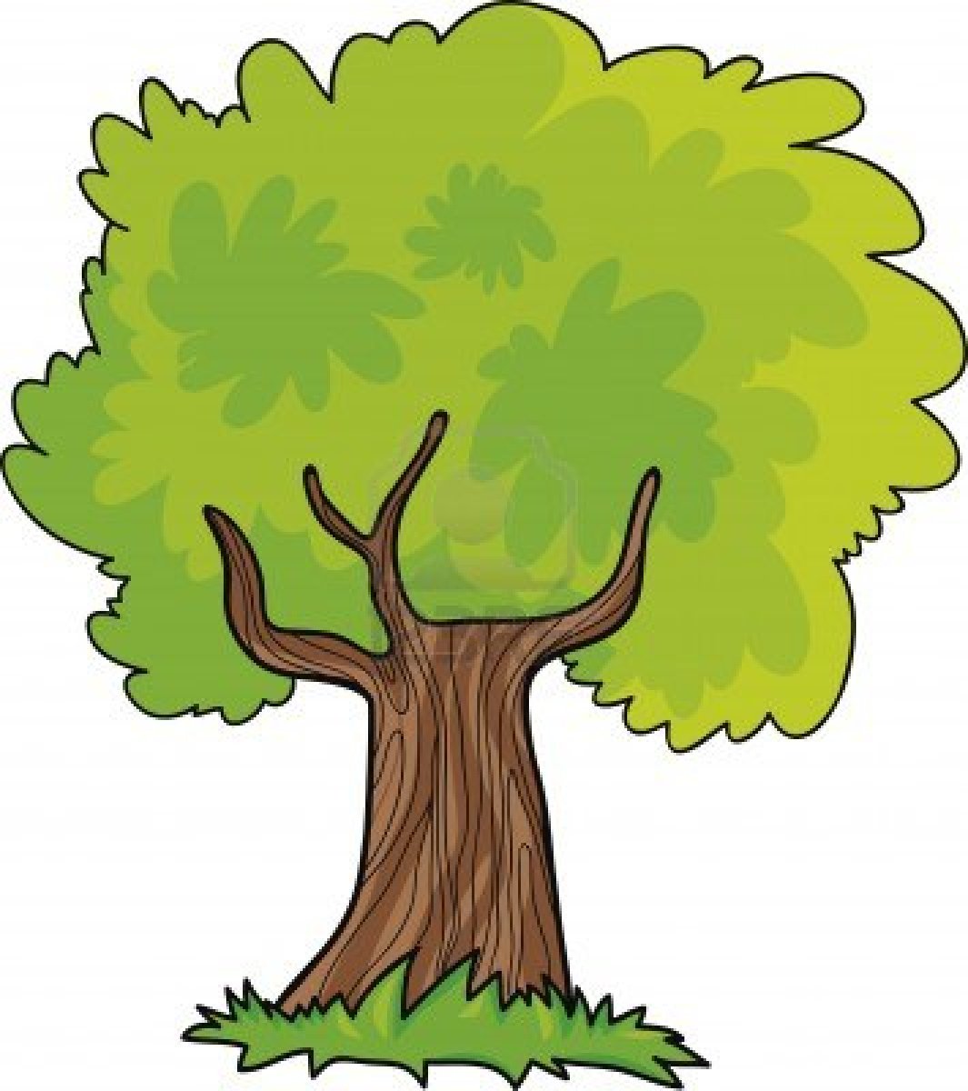 tree cartoon background
