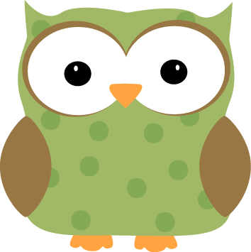 Green Polka Dot Owl Clip Art | Clipart library - Free Clipart Images