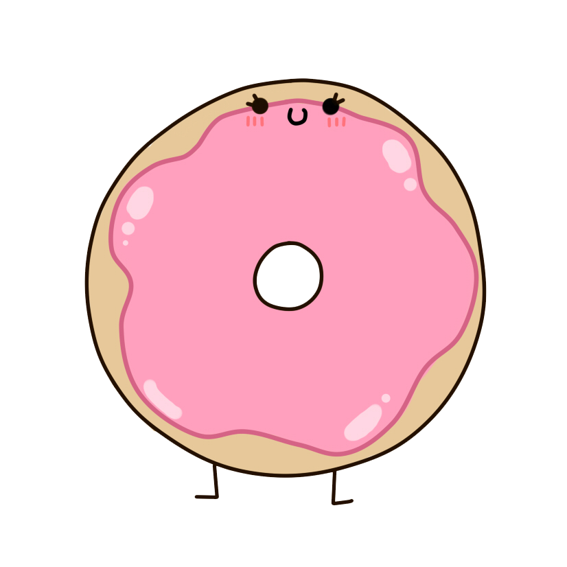 Amazon.com: Donut Doughnut Squad Anime Kawaii Funny Chocolate Food Lover  PopSockets Swappable PopGrip : Cell Phones & Accessories