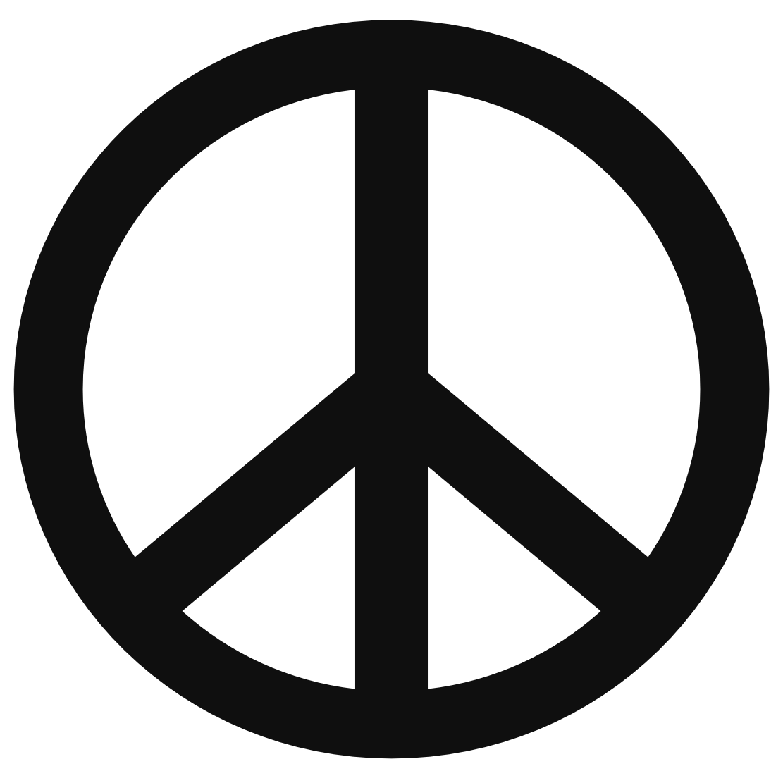 peace symbol template