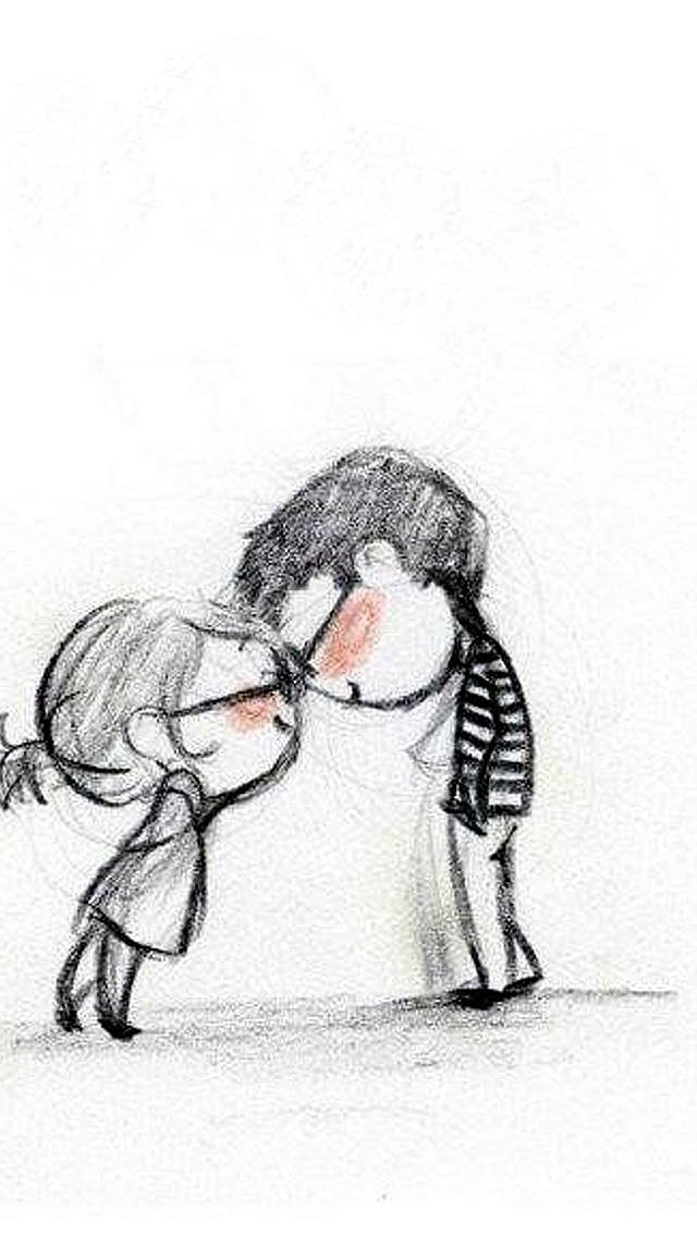 Cute anime couple kissing Greeting Card for Sale by NermyCupcakes, anime  kissing drawing - thirstymag.com