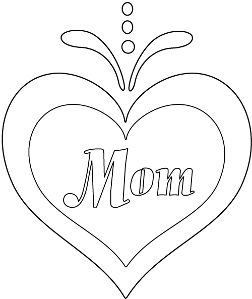 Kids Drawing. the Mother S Day. I Love Mom Stock Vector - Illustration of  people, generation: 19019751