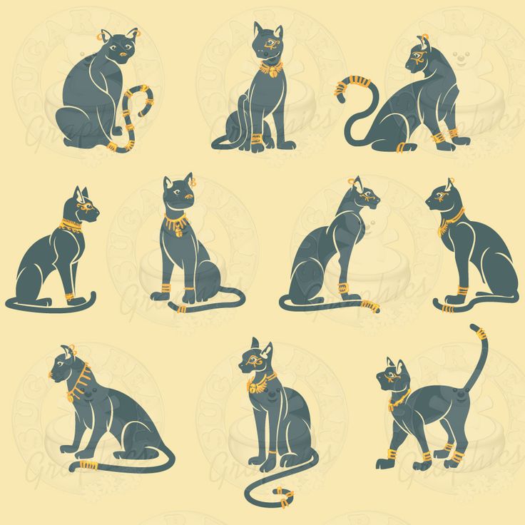 ancient egyptian cat tattoos