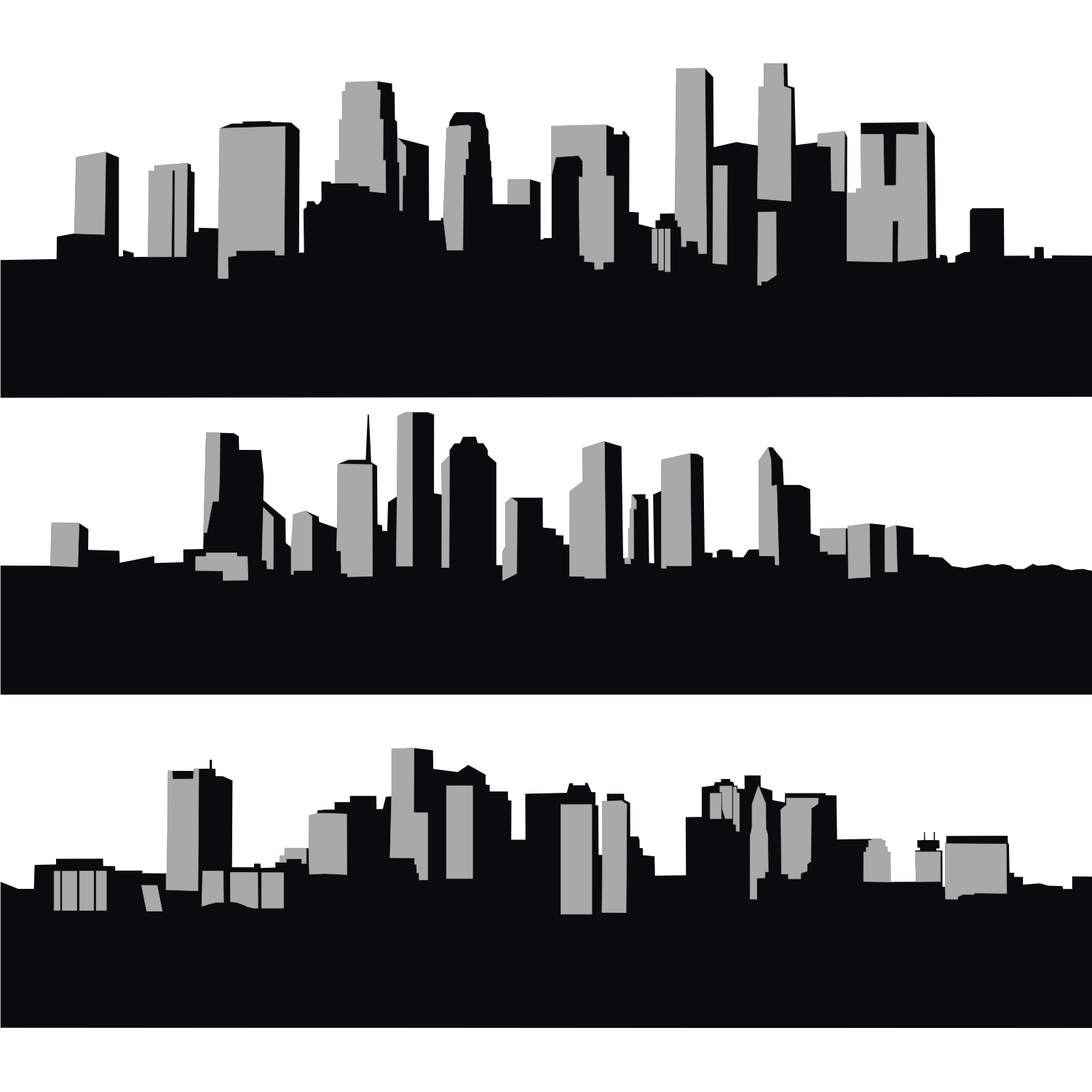 Skyline Free Vector Illustration License For Commercial Use 