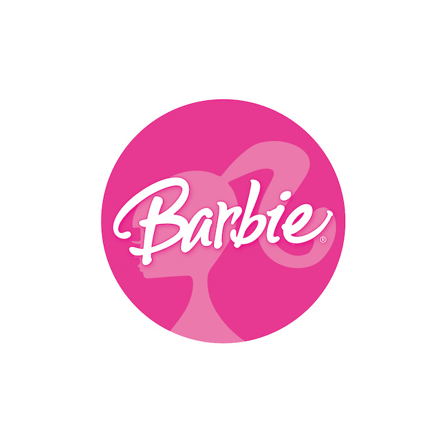 Barbie Barbie Logo Checkered Background 