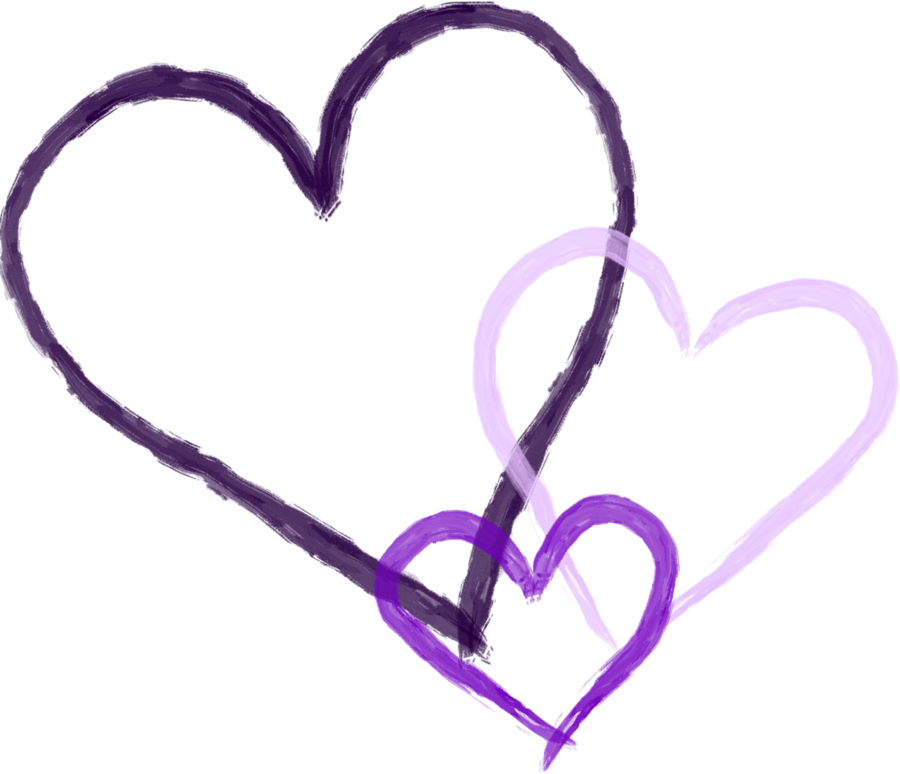 Purple Hearts by rockleefreak13 on Clipart library