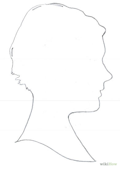 woman head outline