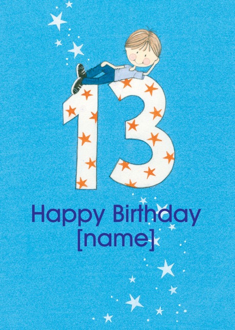 Free Printable Birthday Card For 13 Year Old Boy - mymindbodyandsoul20xx