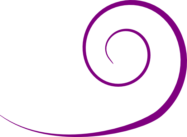 Purple Swirl clip art - vector clip art online, royalty free 