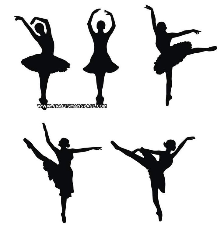 Ballerina silhouette patterns | Signs | Clipart library