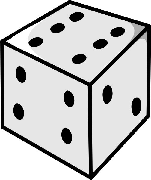 Printable Dice - Clipart library