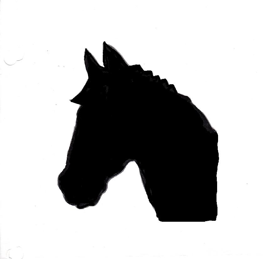 Horse Head Pumpkin Stencil