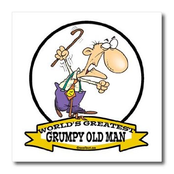 : 3dRose ht 103238 2 Funny Worlds Greatest Grumpy Old 