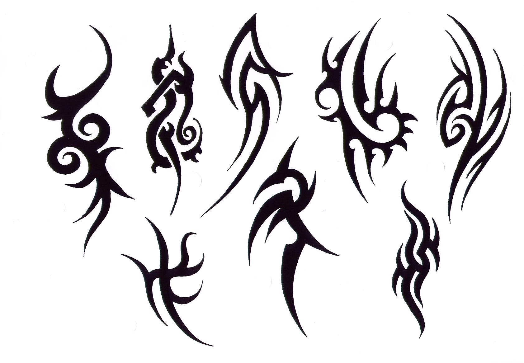 Black tribal stencil Tattoo resolution Tribal Crow Tattoo Designs leaf  spiral png  PNGEgg