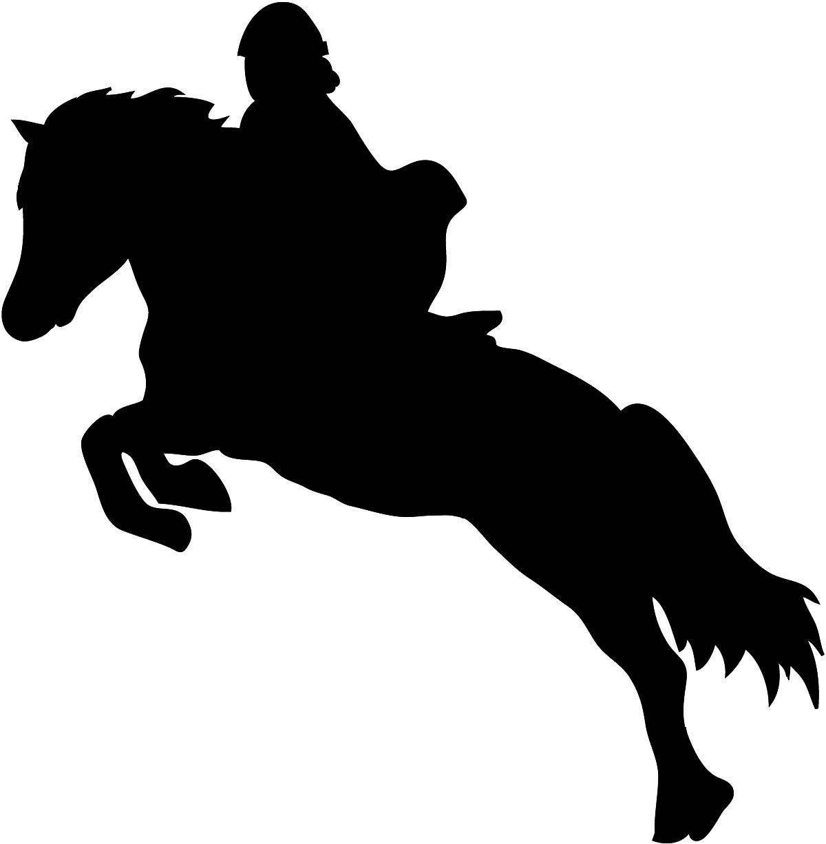 Horse Jumping Clipart 