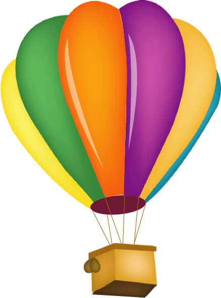 Hot Air Balloon clip art - vector clip art online, royalty free 