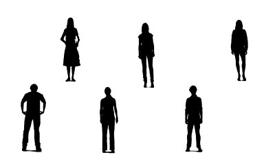 Crowd Of People Silhouette | Clipart library - Free Clipart Images