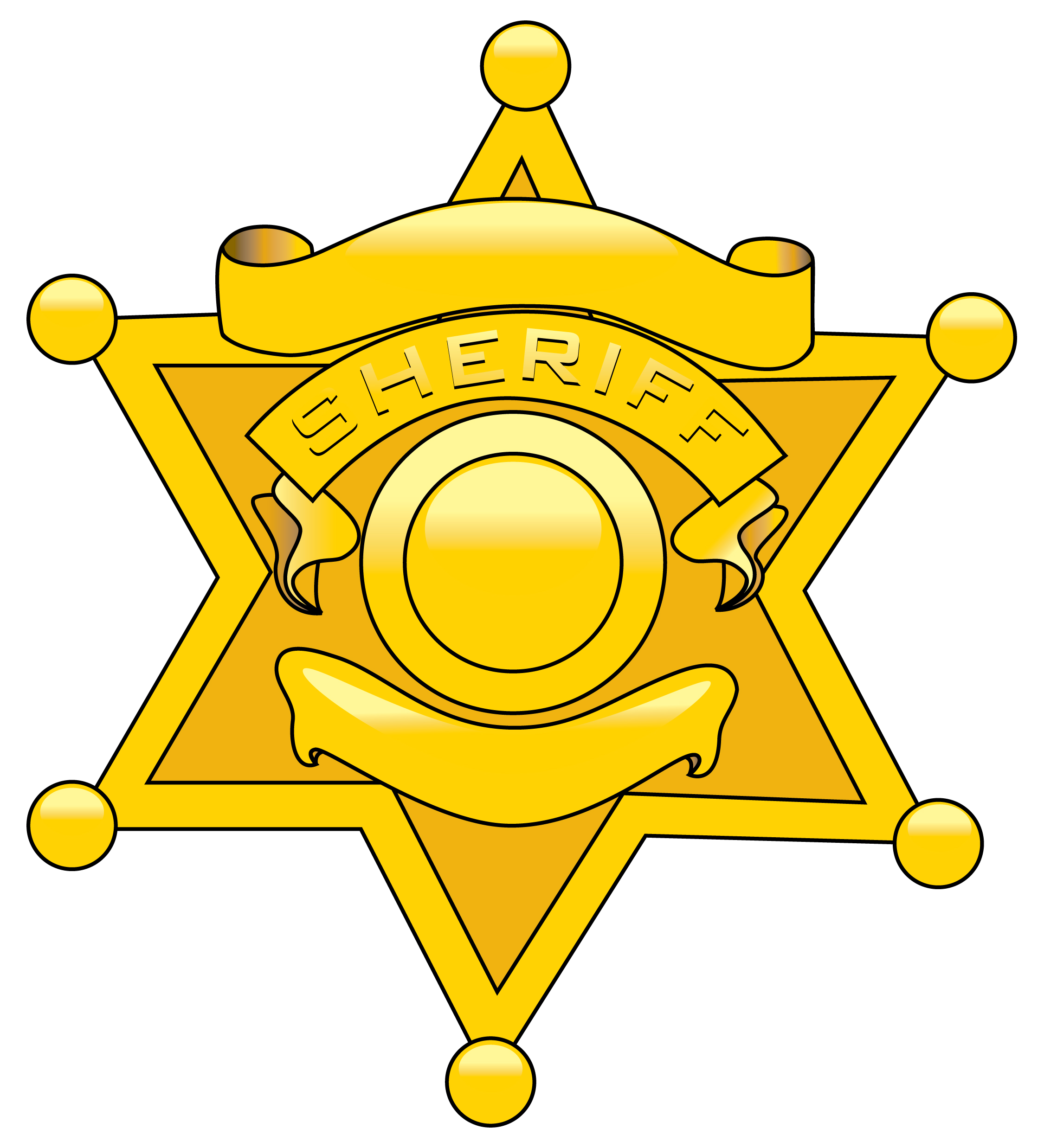 Images For  Sheriff Badge Outline