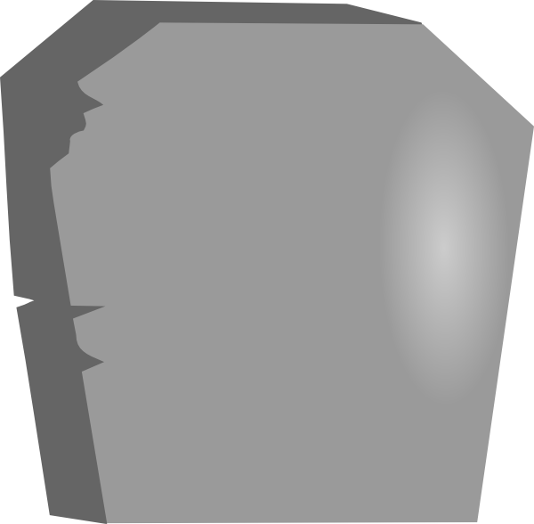 Gray 3D folder icon with tabbed edge and subtle gradient highlight
