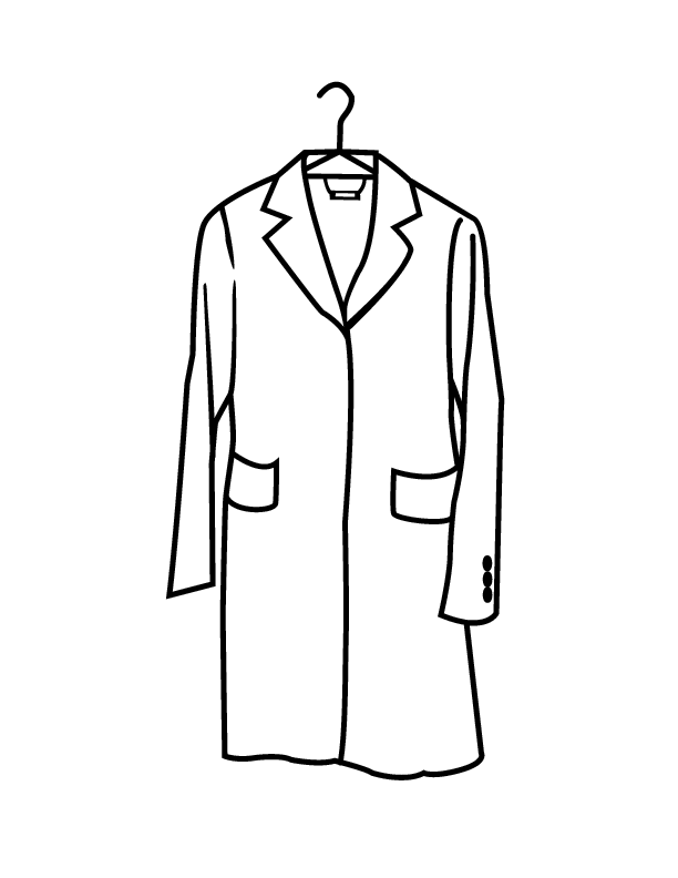 Lab Coat Coloring Page Coloring Pages