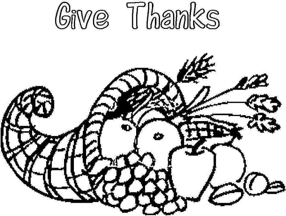Printable Free Colouring Sheets Thanksgiving Food For Girls  Boys #