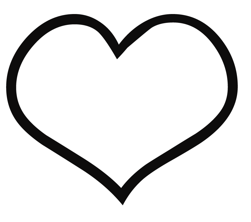 pollution clipart black and white heart