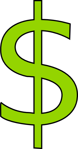 Dollar Sign clip art - vector clip art online, royalty free 