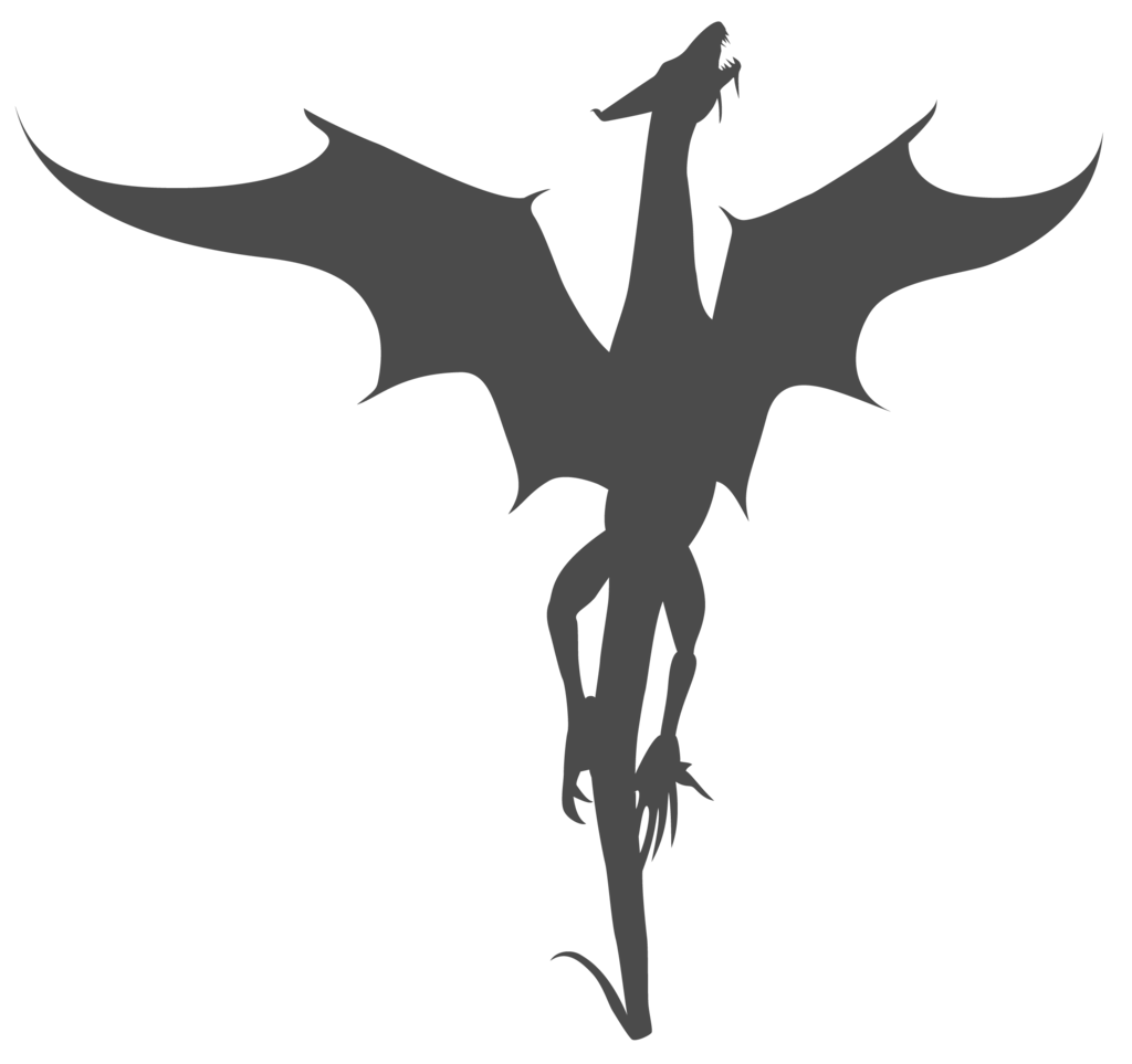 Clipart library: More Like Vector Dragon Silhouette by Watyrfall
