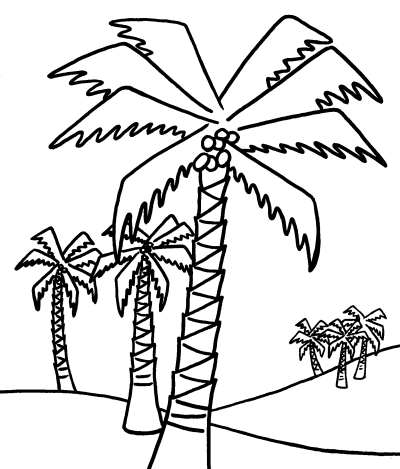 Tropical Palm Tree Clipart, Palm Tree Clip Art, Cartoon, Free Palm 